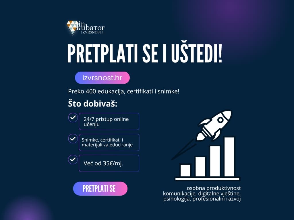 2026 PRETPLATA I PROBAJ BESPLATNO - Inkubator izvrsnosti